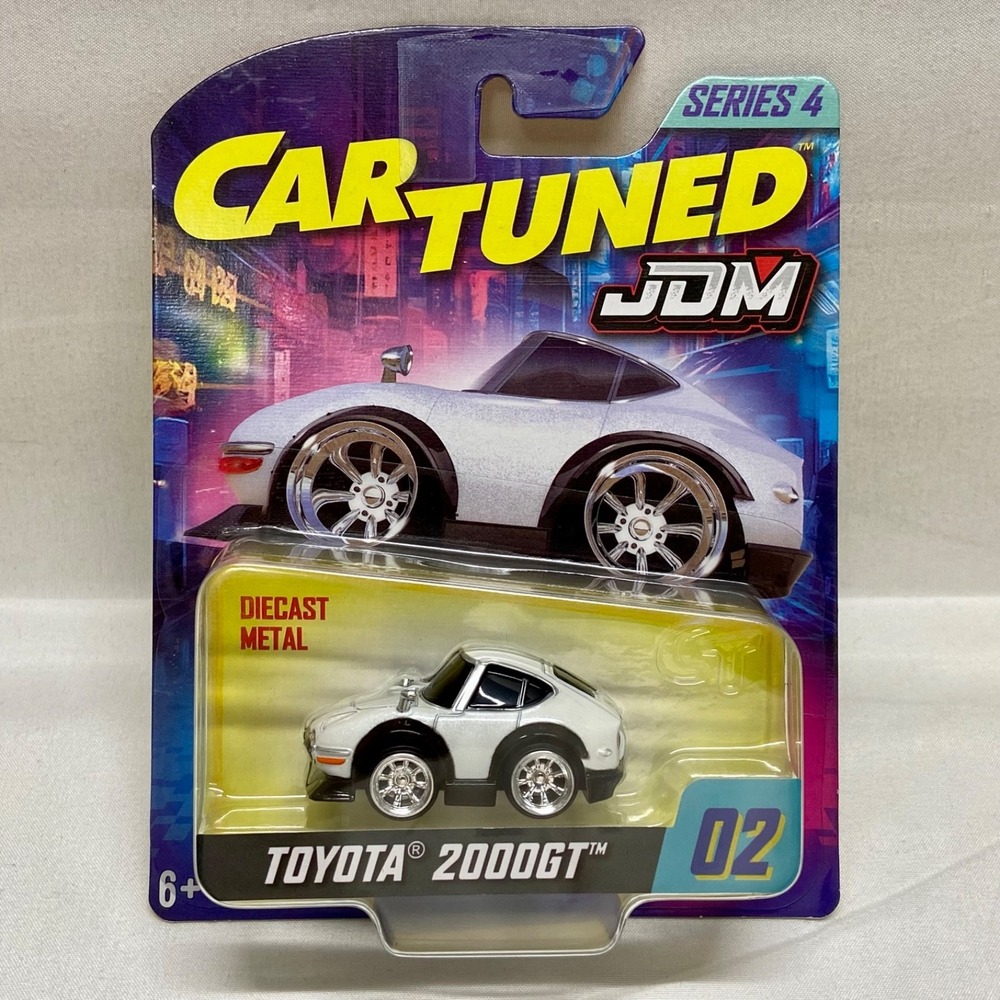 MGA Car Tuned JDM Toyota 2000GT #02 Series 4 White Die-cast 1/64 Model NIP 2025